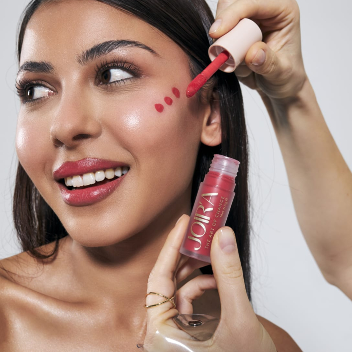 JOIR'A Likit Allık - Liquid Blush - Warm Pink - Yüksek Pigment Yumuşak Sürüm Rahat Dağılım - 6.5g