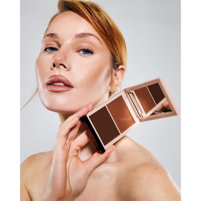 JOIR'A 2'li Kontür Paleti - Flawless - Looking Contour Duo/dark Brown -Rahat Dağılım 15g