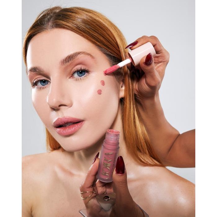JOIR'A Likit Allık - Liquid Blush - Pinky Nude - Yumuşak Sürüm Rahat Dağılım 6.5g